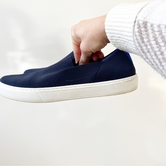 Rothy’s The Original Slip On Sneaker in Navy - Picture 4 of 10